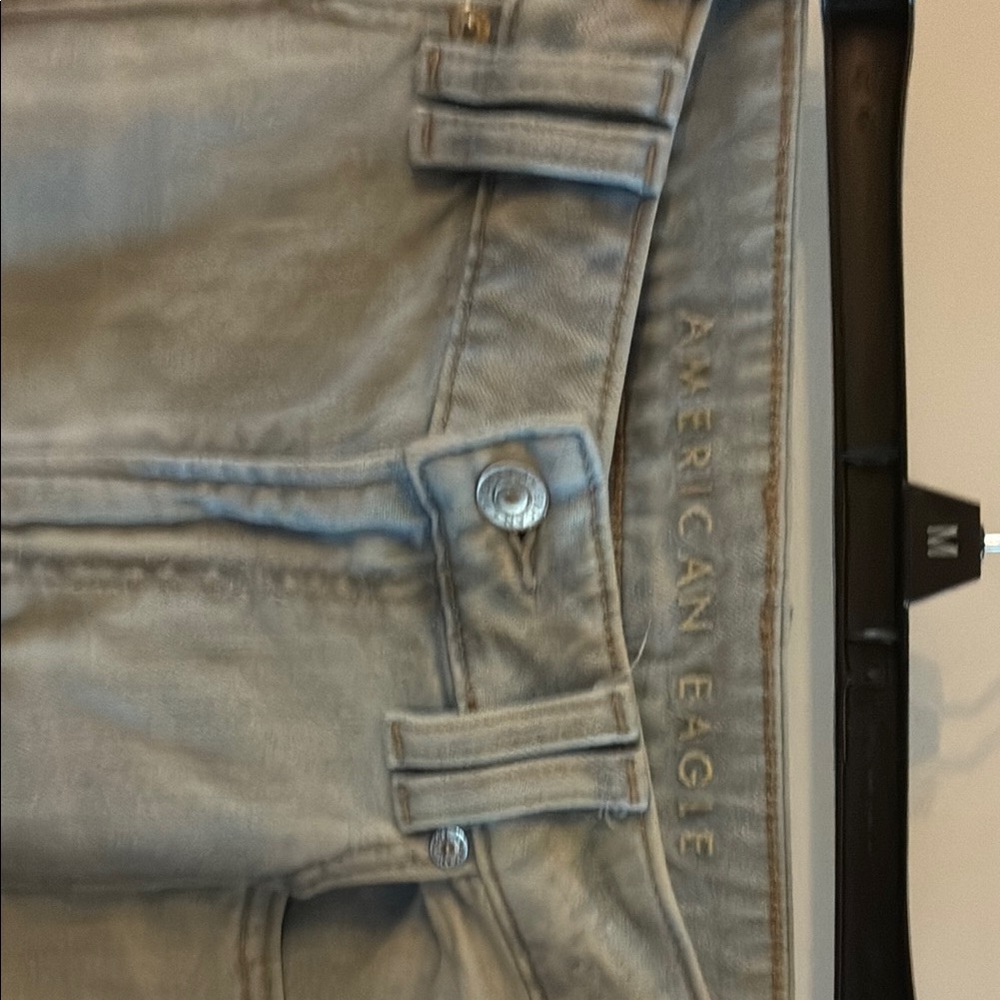 American Eagle Outfitters Womens Jeans - Low - Rise Baggy Wide Leg Sz 12short